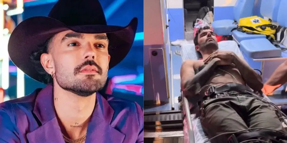 Cantor passou mal e precisou ser encaminhado ao hospital