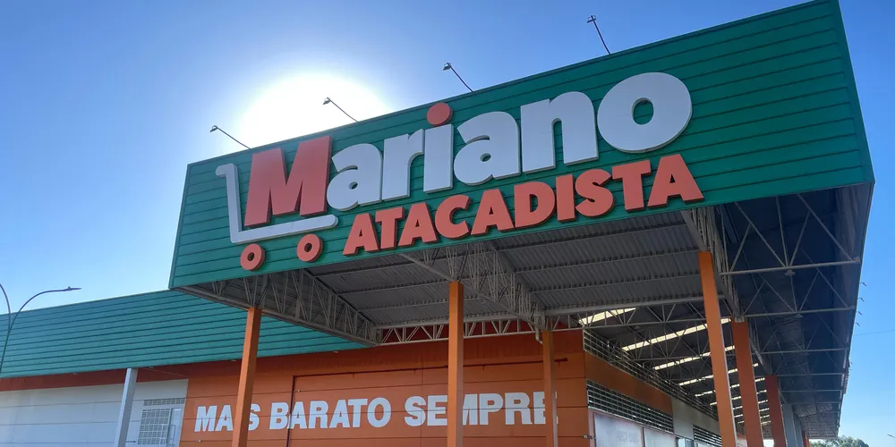 O Mariano Atacadista conta com duas unidades em Ponta Grossa