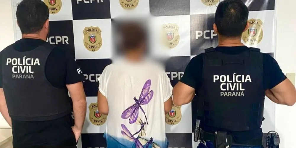 Mulher foi presa e encaminhada à Cadeia Pública de Sengés