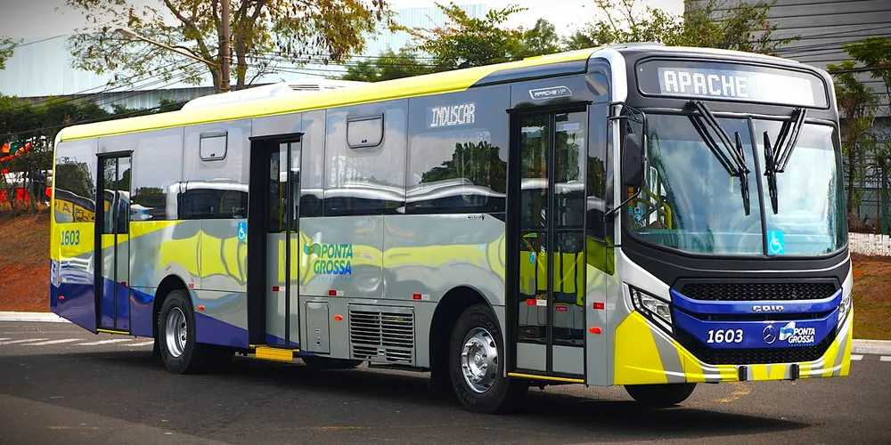 Novos ônibus do transporte coletivo de Ponta Grossa