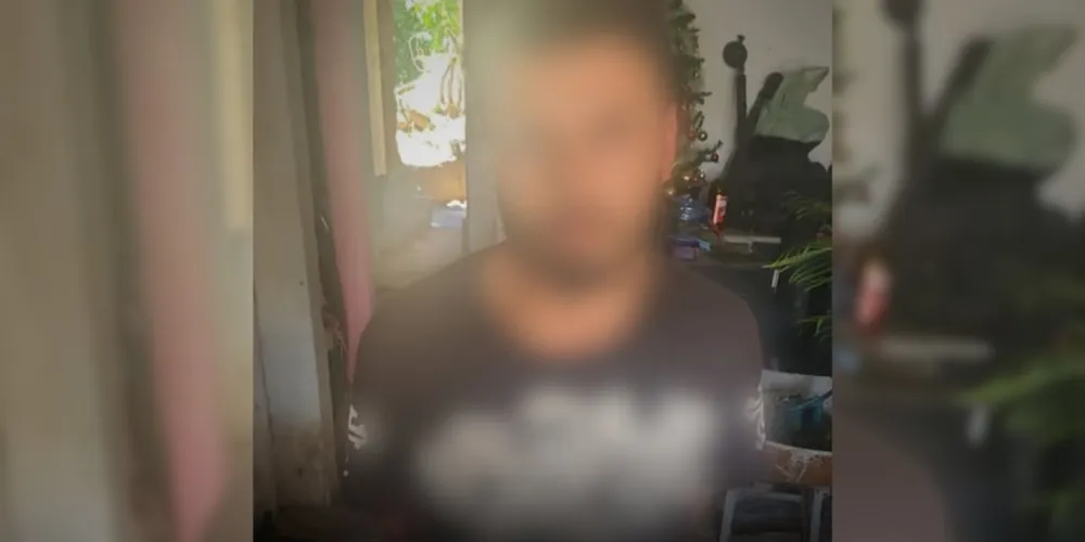 O suspeito foi conduzido à Cadeia Pública de Prudentópolis