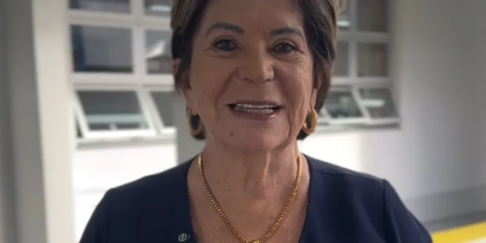 A prefeita municipal Elizabeth Schmidt (União Brasil)