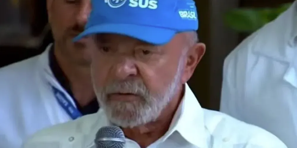Presidente Lula durante a inauguração do Centro de Emergência no Rio de Janeiro