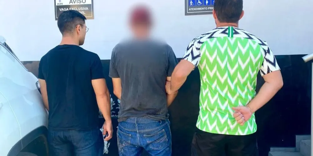 Homem foi encaminhado à Cadeia Pública de Sengés