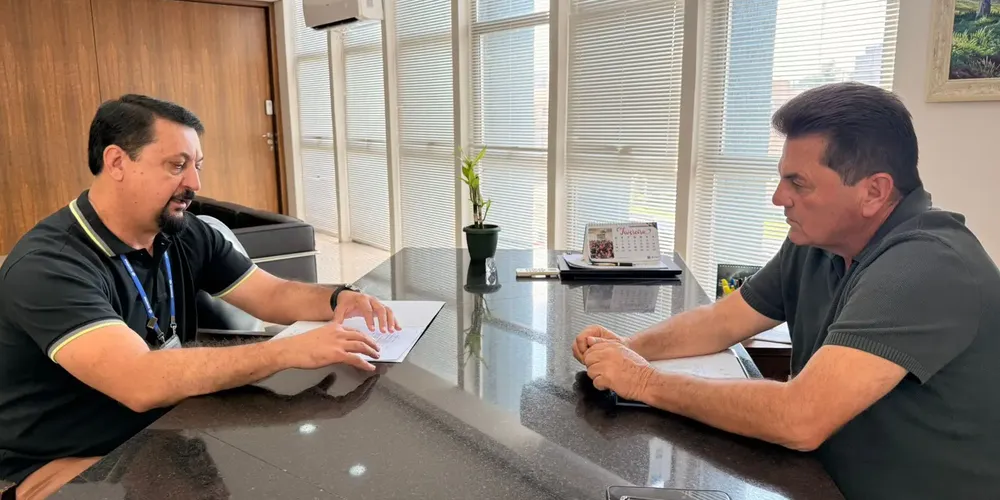 Carlos Alberto Gonçalves e Denilson Baitala estiveram reunidos