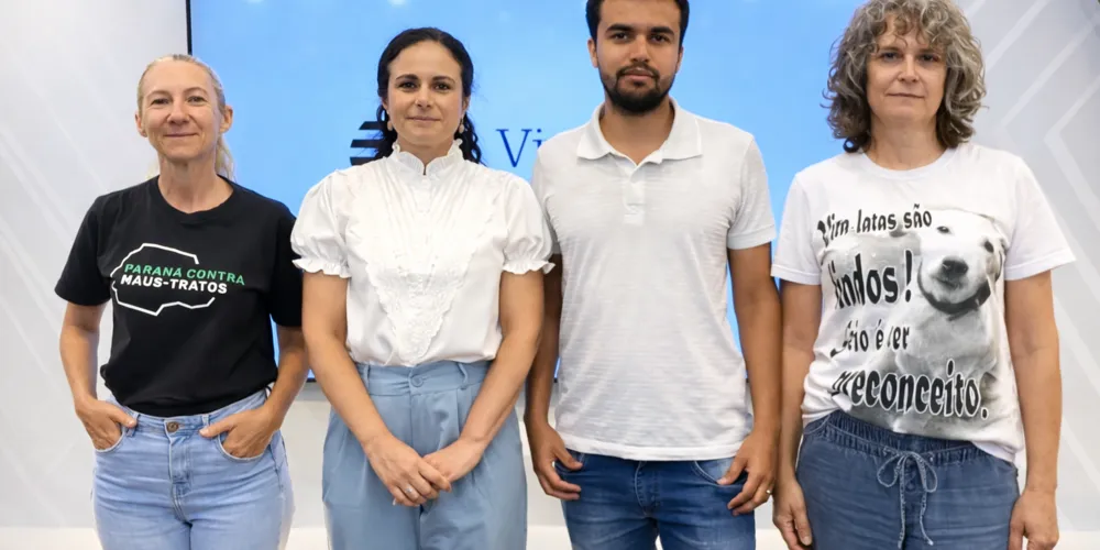 Participaram do debate a vereadora e protetora Teka dos Animais, a médica veterinária e pós-doutora em Direito Animal, Dra. Erika Zanoni; o presidente do Conselho Municipal de Proteção e Defesa dos Animais, Anael Ruccieri; e a animalista e cofundadora do Grupo Fauna, Isabele Futerko