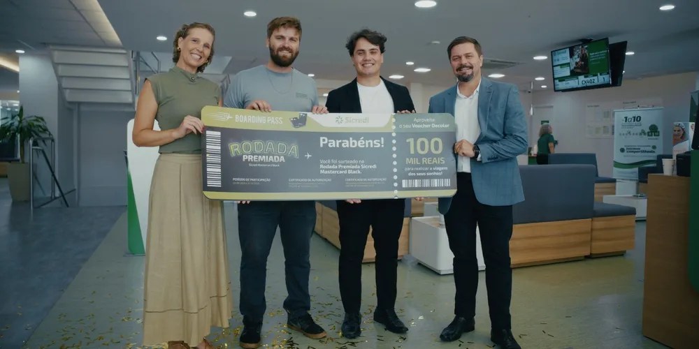 Contemplado recebeu R$ 100 mil para utilizar em viagens