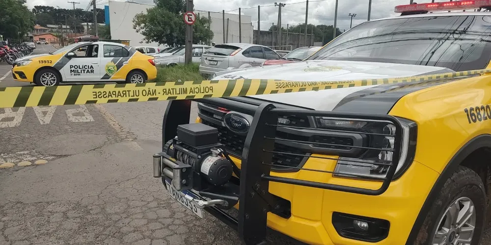 Área segue isolada até a chegada do BOPE