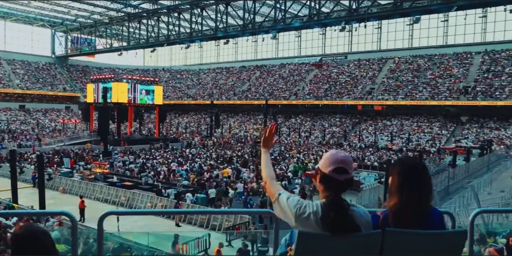 Evento lotou a Arena da Baixada que tem capacidade mais de 42 mil pessoas