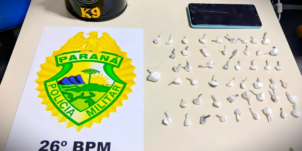 Entorpecentes foram encaminhados à delegacia