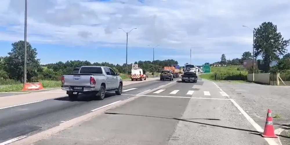 Carga deverá passar por Ponta Grossa agora a tarde