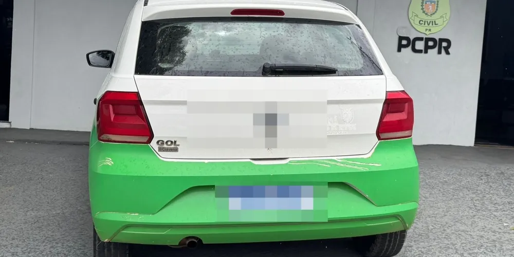 Automóvel recuperado e encaminhado à Delegacia de Polícia Civil