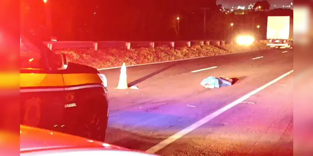 Acidente aconteceu por volta das 19h desta quinta-feira (8)