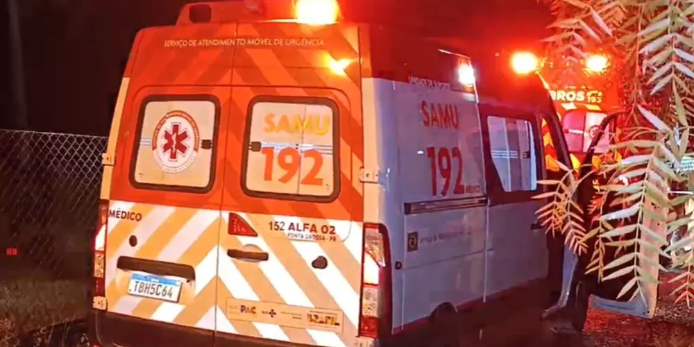 Equipes do SIATE, SAMU e do Corpo de Bombeiros foram acionadas