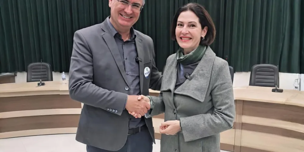 Julio Küller e Cristina Graeml têm mantido agendas políticas conjuntas em municípios dos Campos Gerais