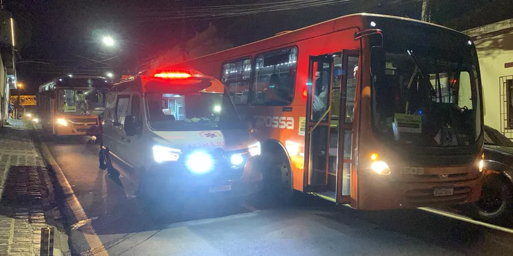 A ocorrência foi atendida pelo SAMU e por equipes da Guarda Civil Municipal