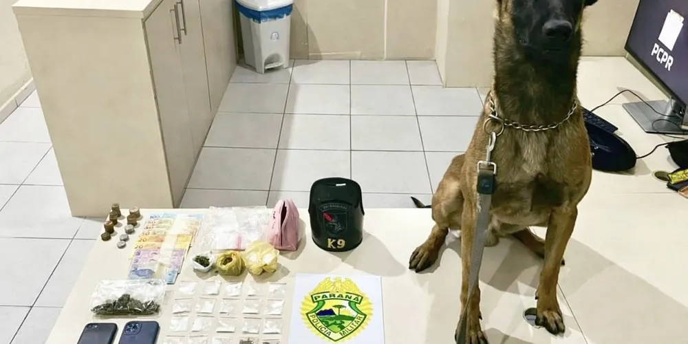 Questionado, o abordado confirmou a prática do tráfico e informou, de forma voluntária, que em sua residência havia mais entorpecentes