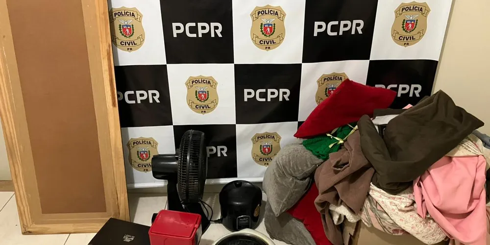 Ação resultou na recuperação de diversos objetos roubados de uma residência na região central do município.