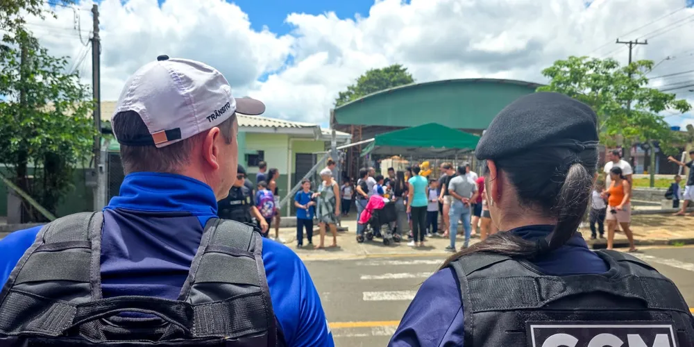 Guarda Civil Municipal também foi mobilizada na volta às aulas