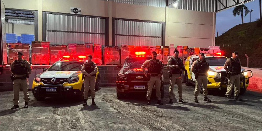 Grande apreensão foi realizada no município de Irati