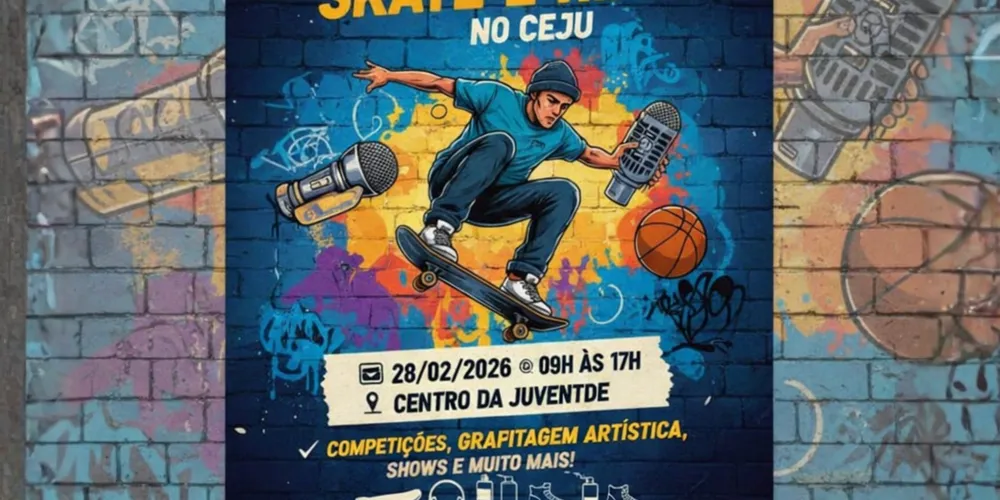 A proposta é valorizar as expressões da cultura urbana como ferramentas de inclusão