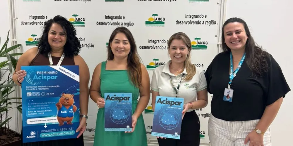 Na última semana, a equipe da ACISPAR esteve na sede da AMCG