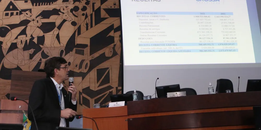 O secretário municipal da Fazenda de Ponta Grossa, Cláudio Grokoviski