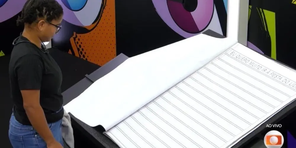 Milena cumpre desafio do Barrado no Baile pela segunda vez no BBB26