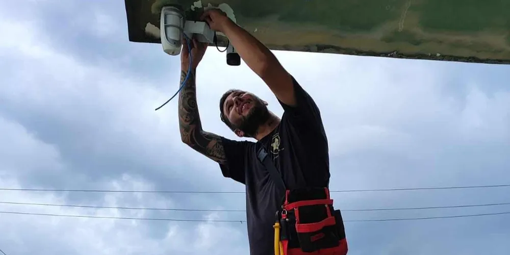 Estão sendo realizadas a instalação de novos equipamentos