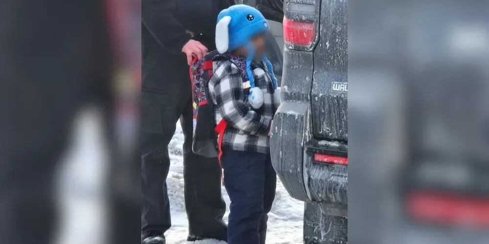 Liam Conejo Ramos, de 5 anos foi apreendido ppor agentes do ICE