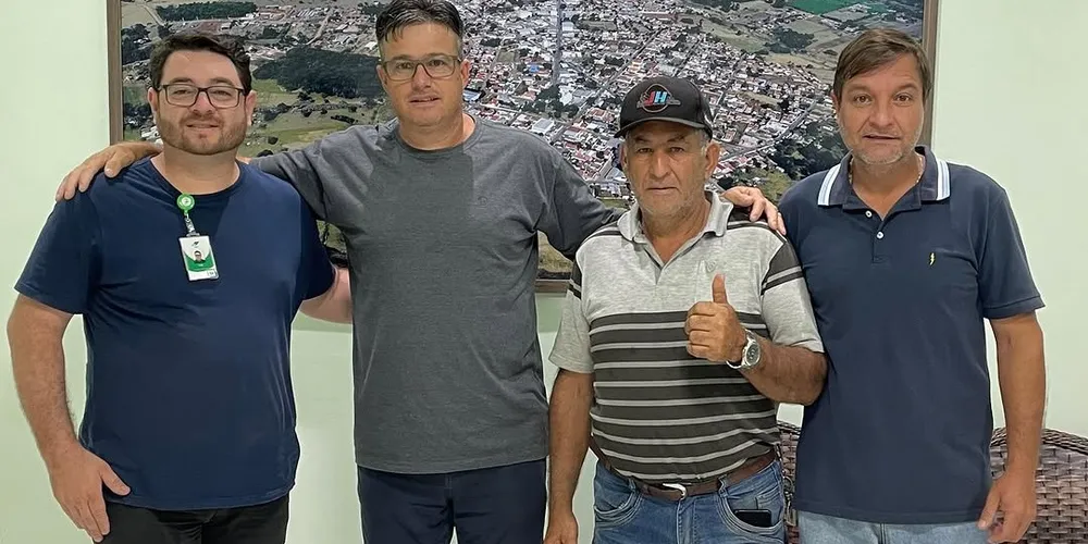 Isak Junior, Pithi, Luiz Carlos de Oliveira e Christiano Borges estiveram reunidos