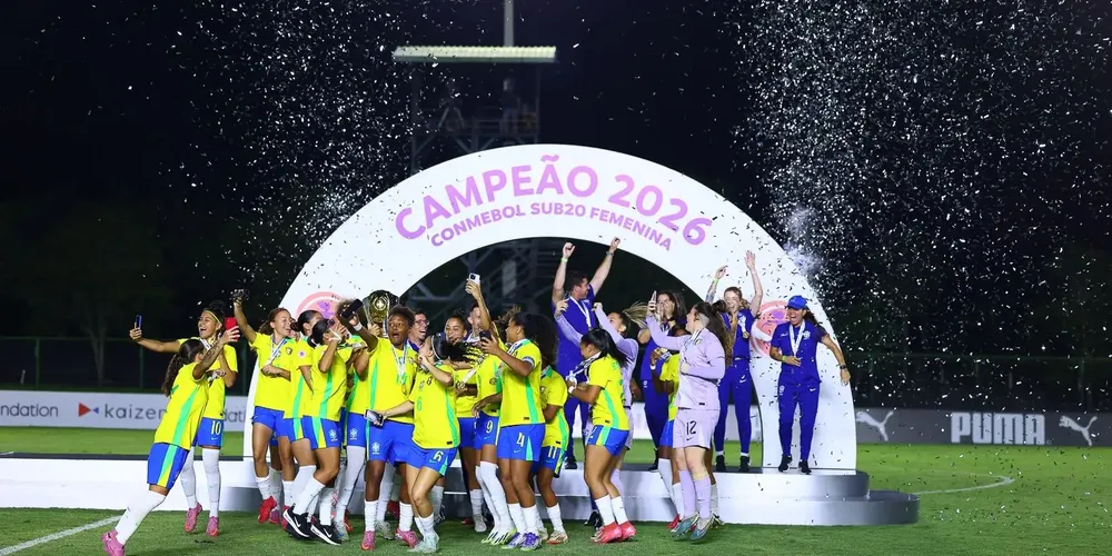 Seleção Brasileira venceu a Venezuela e garantiu o 11º título do Sul-Americano Feminino Sub-20