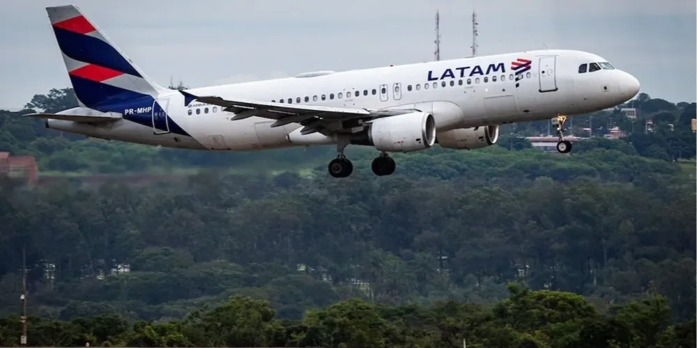A aeronave decolou do Aeroporto de Congonhas, na capital paulista