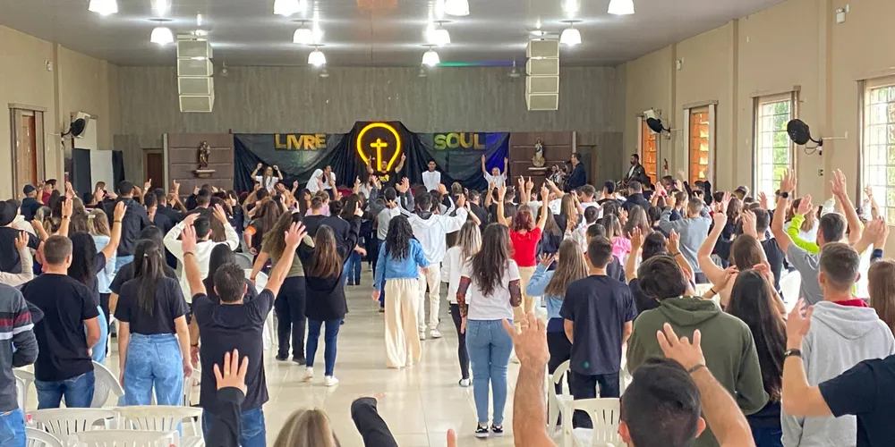 Foto tirada do Livre Soul, retiro da Comunidade Copiosa Redenção