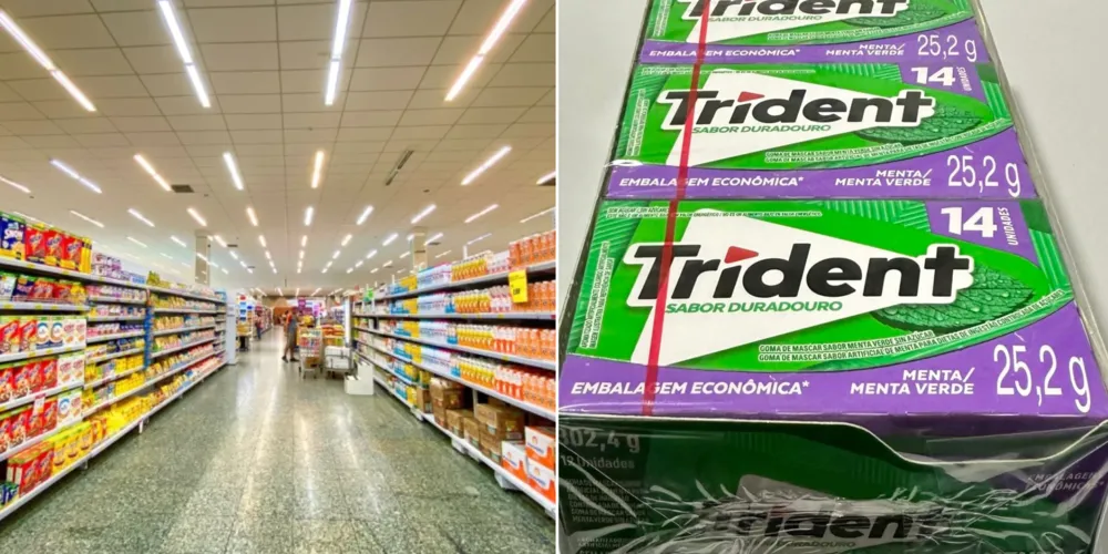 Gerente abordou o suspeito e recuperou o chiclete