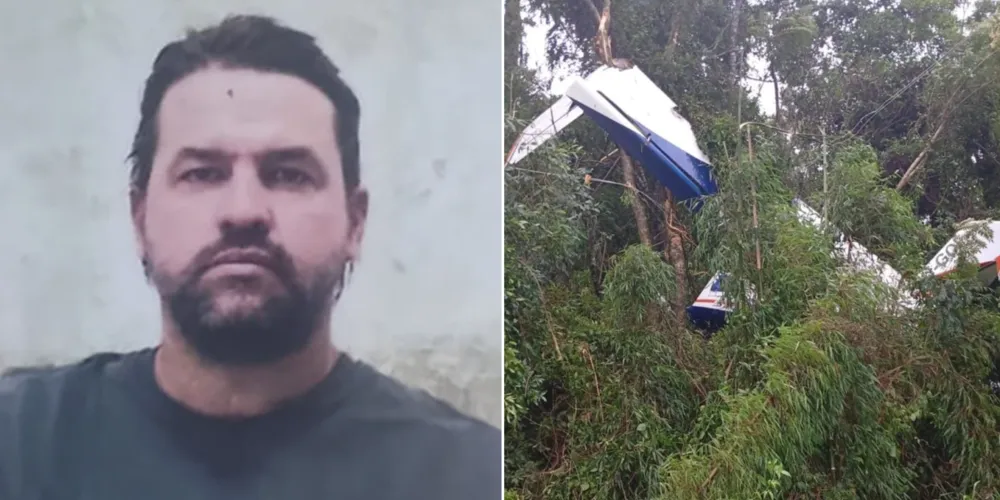 A vítima foi identificada como Walter Siegel Neto, de 41 anos, que era o único ocupante da aeronave