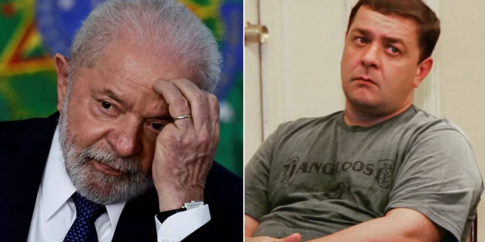 Presidente Luiz Inácio Lula da Silva e o filho, o empresário Fábio Luís Lula da Silva, conhecido como Lulinha