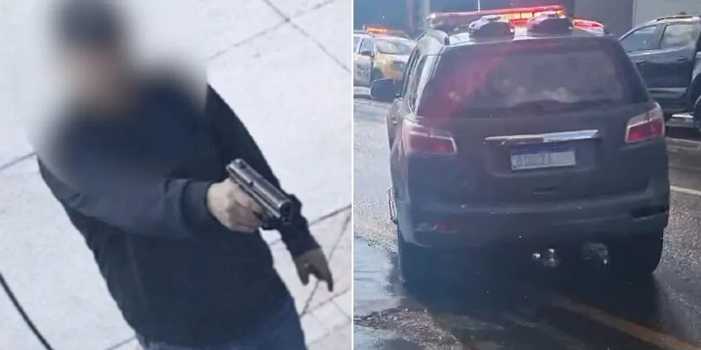 Imagem extraoficial do atirador foi capturada por câmera de segurança