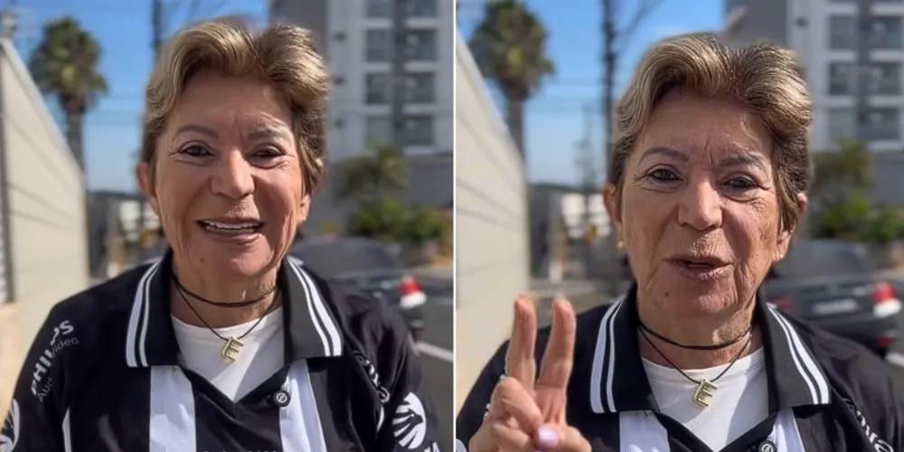 "Vamos em busca da taça", convocou a prefeita, reforçando o chamado para a torcida alvinegra