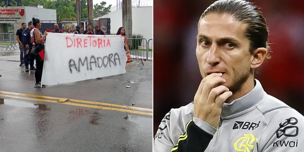 Protestos aconteceram neste sábado (28) aos arredores do CT Ninho do Urubu