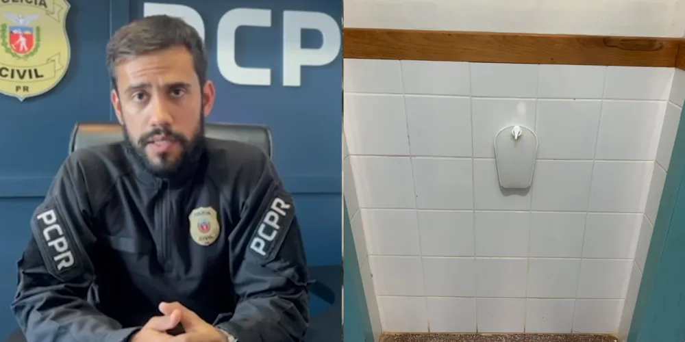 O delegado Rafael Nunes Mota explicou que a menina ingeriu álcool gel que estava em um suporte na parede, utilizado para higienizar as mãos