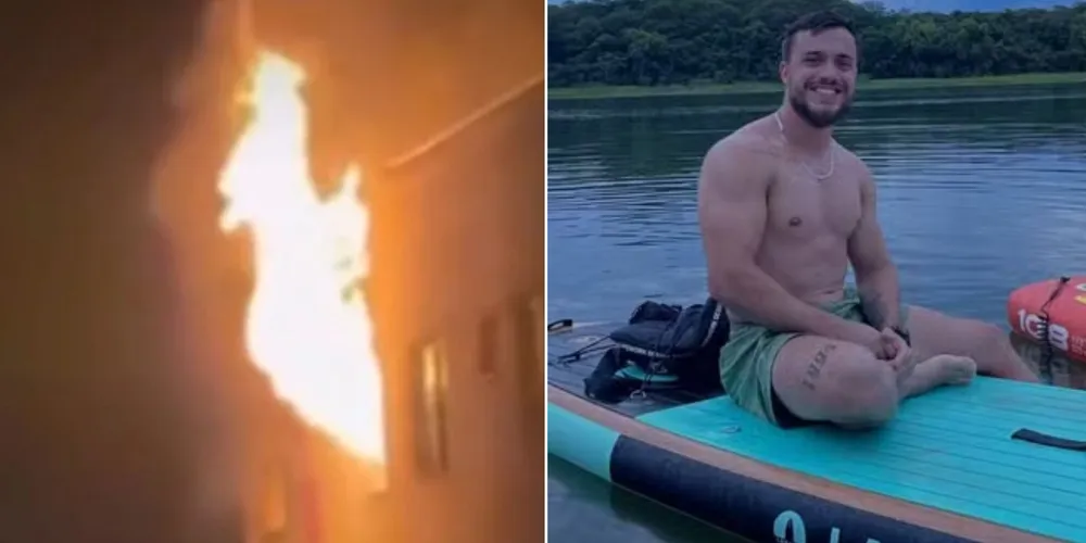 Vítima teve 80% do corpo queimado na explosão