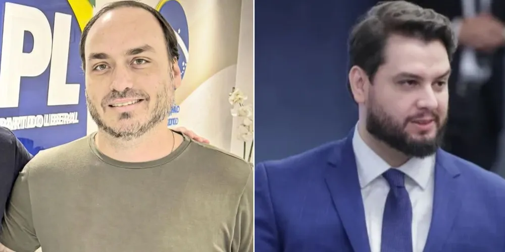 Carlos Bolsonaro criticou a prisão de Filipe Martis em Ponta Grossa