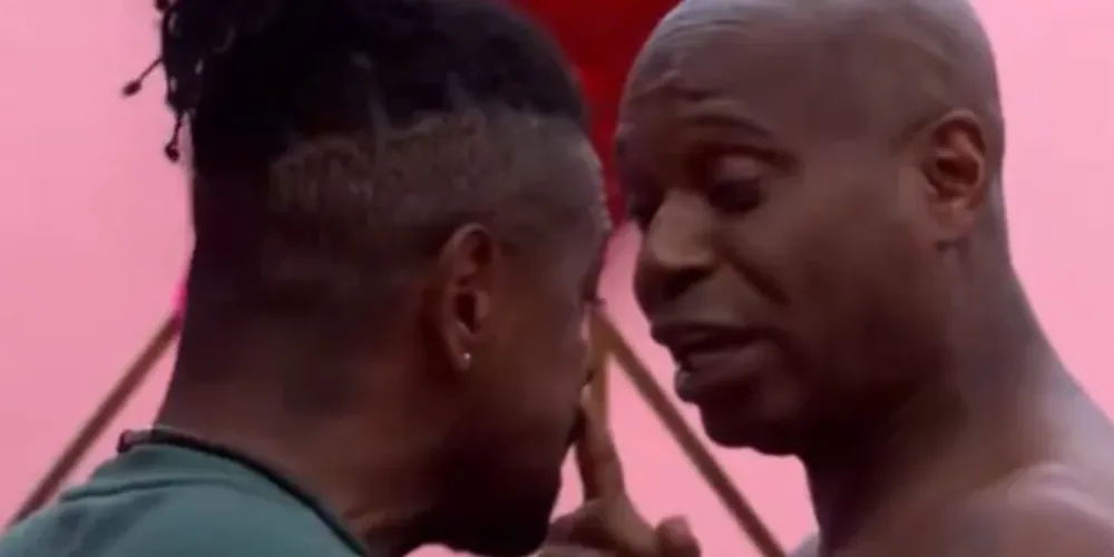 Leandro e Edilson em discussão