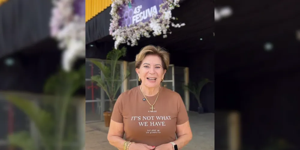 A prefeita de Ponta Grossa, Elizabeth Schmidt