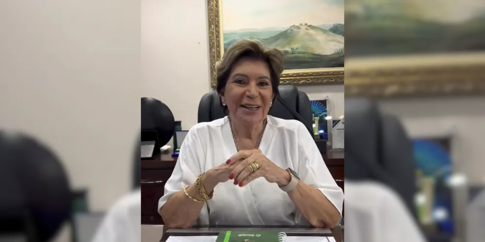 A prefeita de Ponta Grossa, Elizabeth Schmidt (União Brasil)