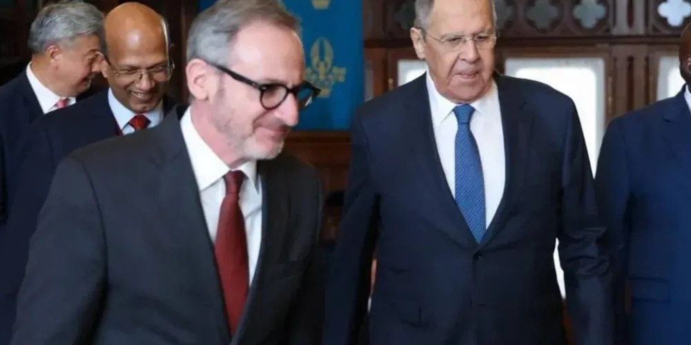 De acordo com o governo russo, as discussões foram focadas nos problemas globais em curso