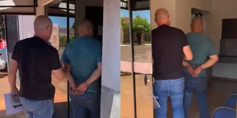 Na manhã desta quinta-feira, policiais civis encontraram o condenado em casa, na região central de Santa Tereza do Oeste