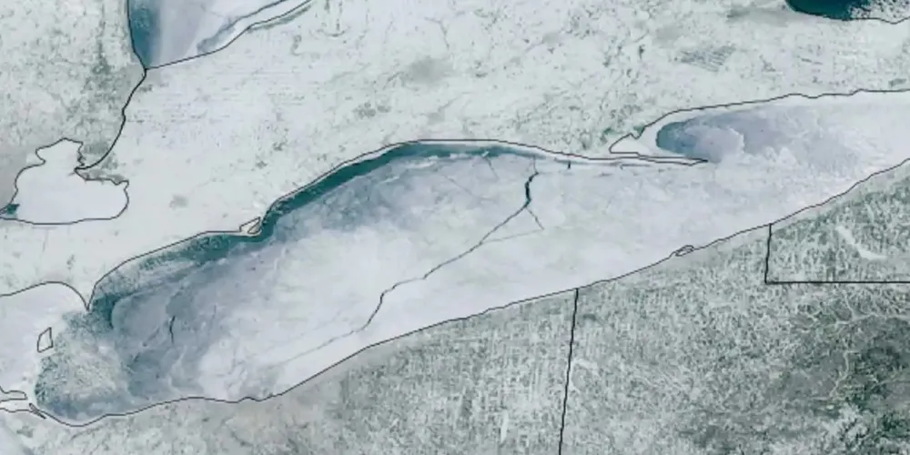 Registro de lago rachado