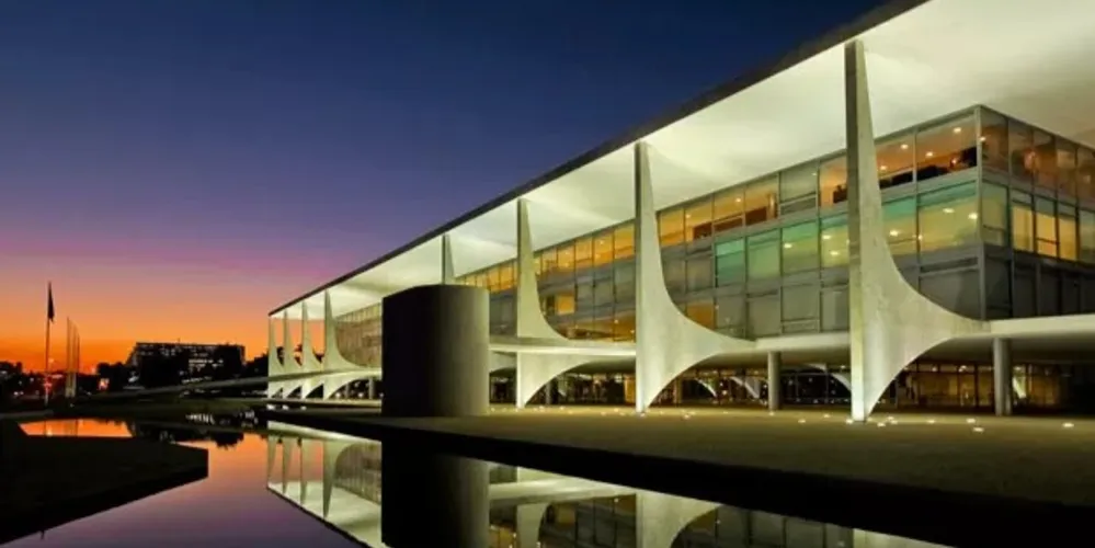 Área externa do Palácio do Planalto